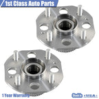 2X Rear Wheel Bearing & Hub for Honda Accord (1998–2002)
