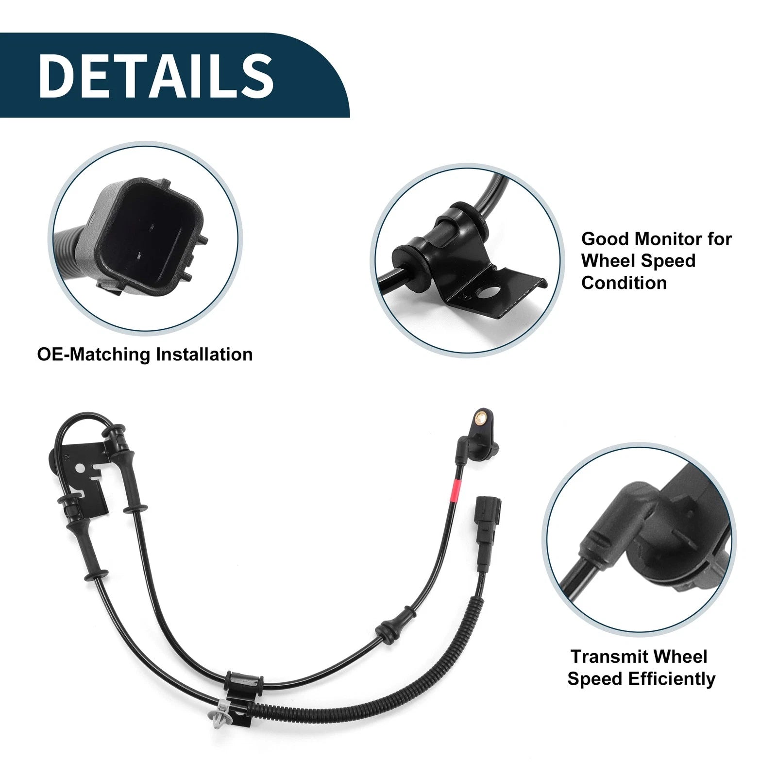 ABS Wheel Speed Sensor for Hyundai i20 (2014–2018) No. 59830C7000/59830C7300
