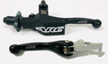 Shorty Clutch Perch Levers for Kawasaki KFX450R (2008–2014) - Black
