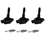 3X Ignition Coils & 3X Iridium Spark Plugs for Smart Fortwo (2016-2017)