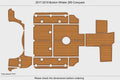 EVA Teak Faux Floor for Boston Whaler 285 Conquest (2019)