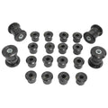 Full Leaf Spring + Shackle Poly Bush Kit Front/Rear for Suzuki Sierra