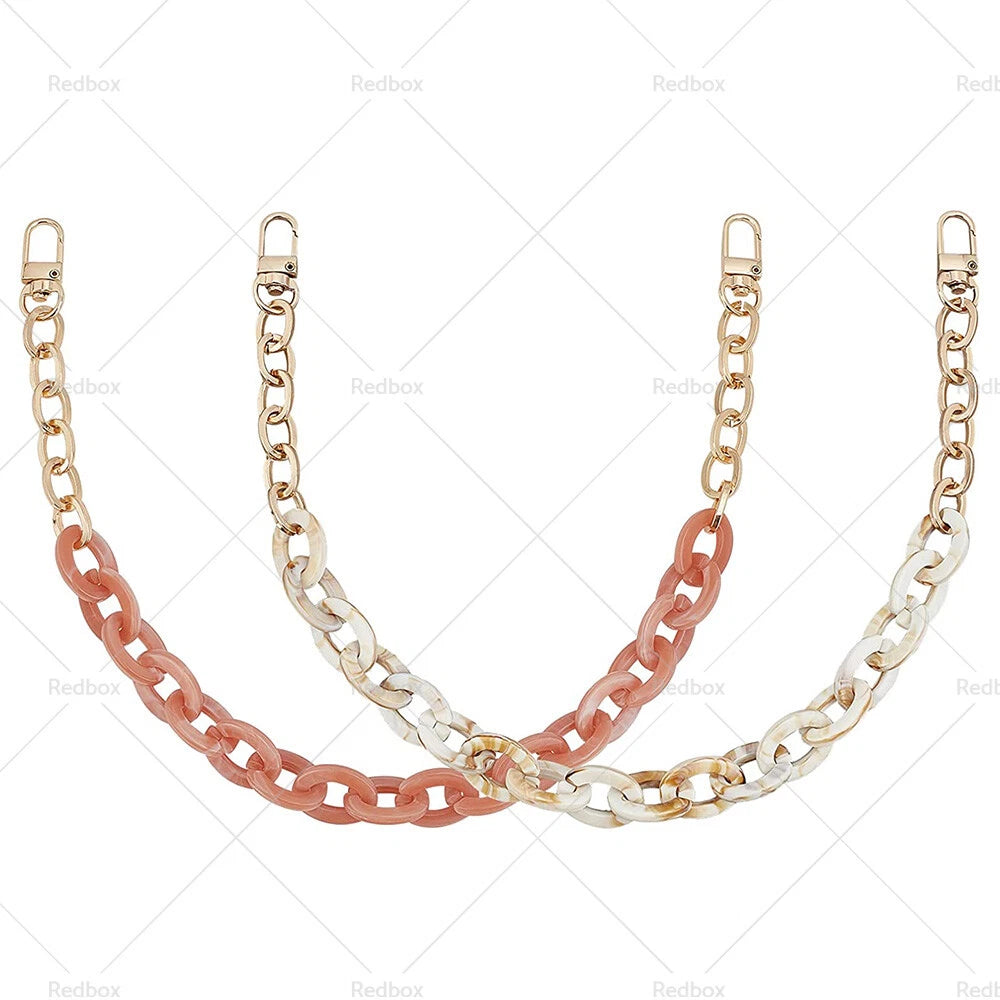 2Pcs Acrylic Bag Strap for Detachable Clutches