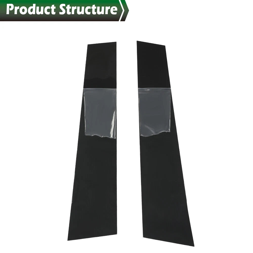 Set of 6 Black Pillar Post Door Trim for VW Jetta MK5 (2006–2010)