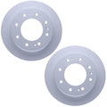 Set of 2 Front Coated Disc Brake Rotors for Chevy Suburban (1999–2006)