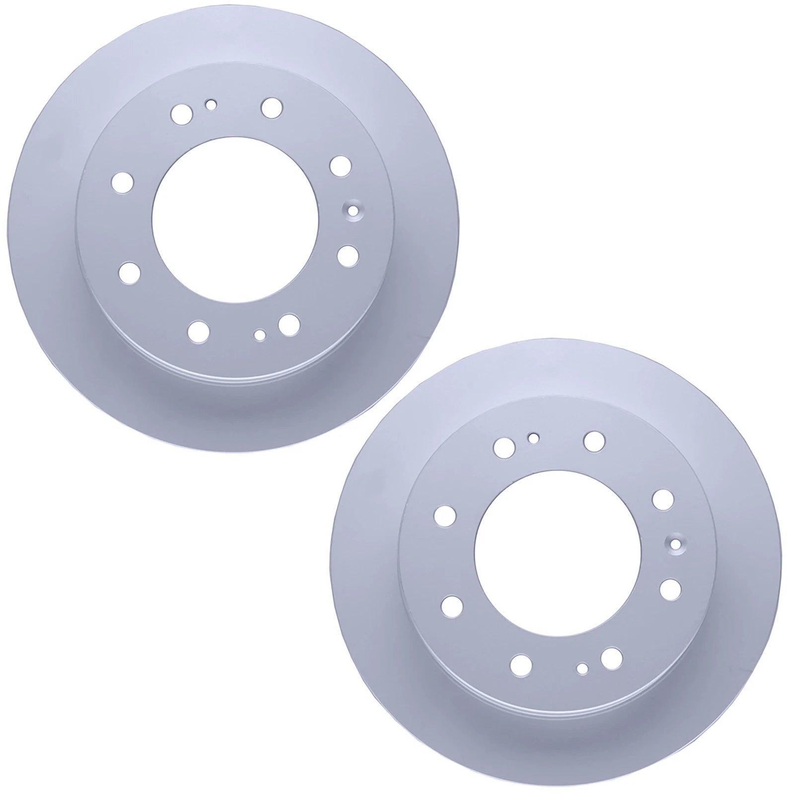 Set of 2 Front Coated Disc Brake Rotors for Chevy Suburban (1999–2006)
