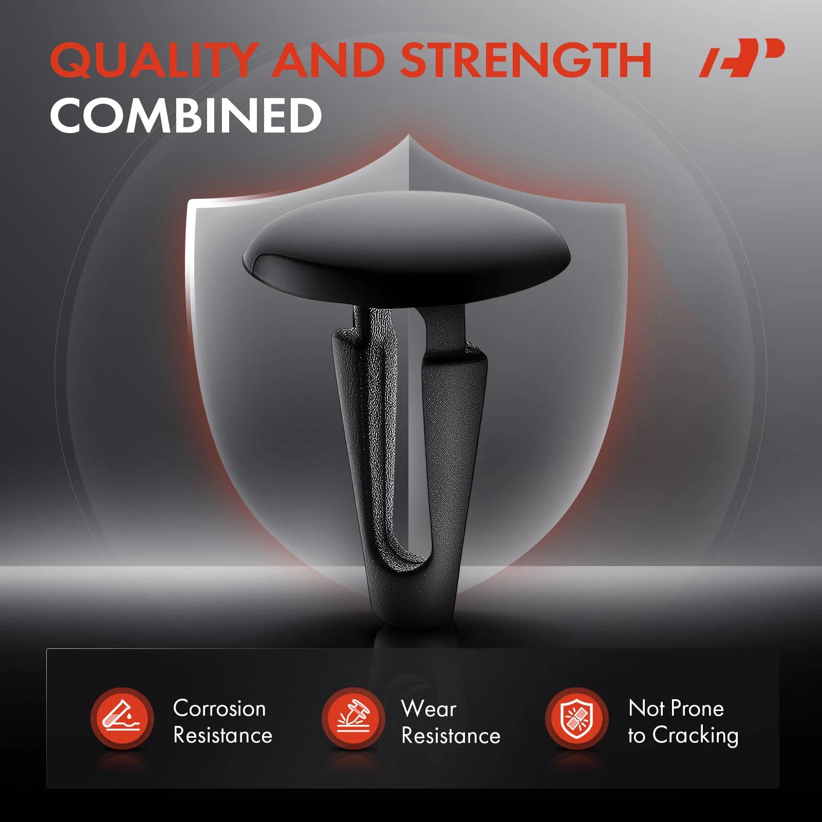50Pcs 7mm Hole Nylon Interior Trim Mounting Retaining Clips for Toyota (—–—)