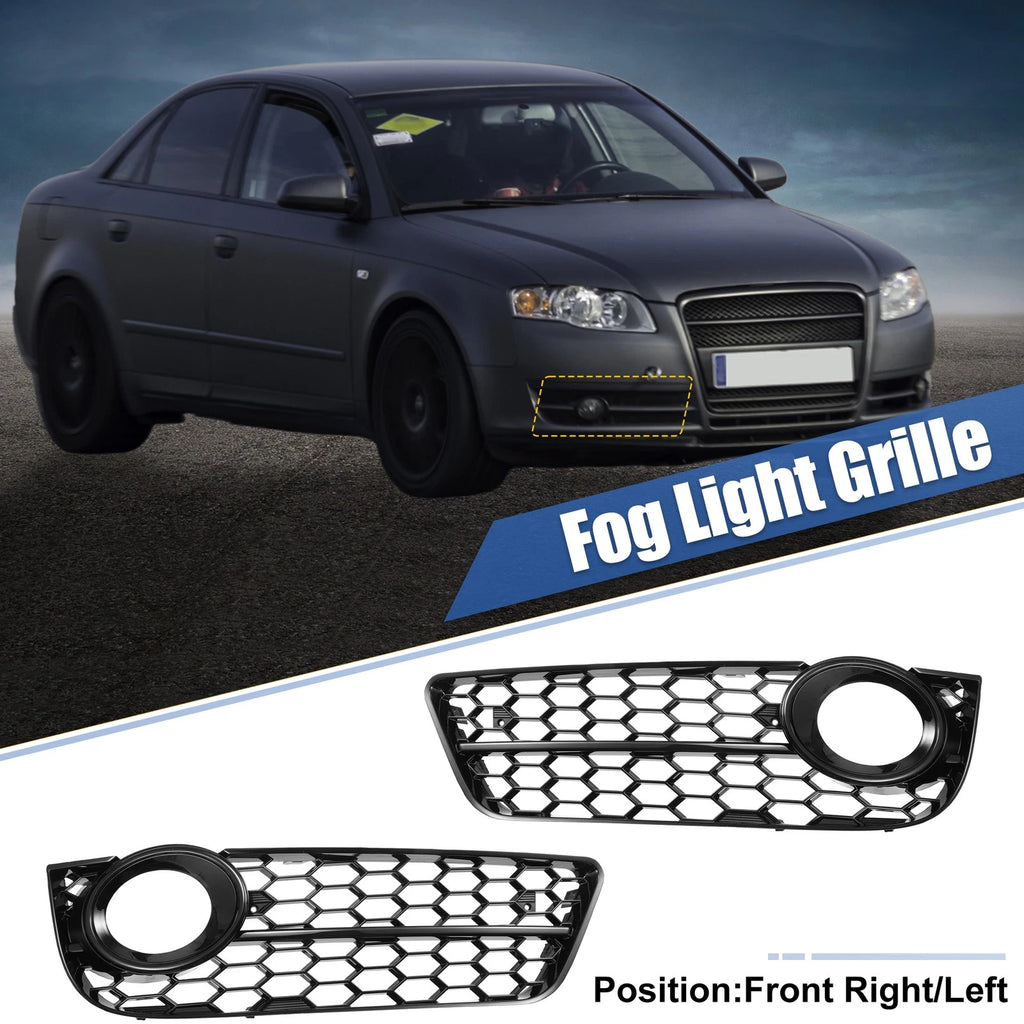 Pair Fog Light Grille Covers for Audi A5 (2008–2021) 8T0807682