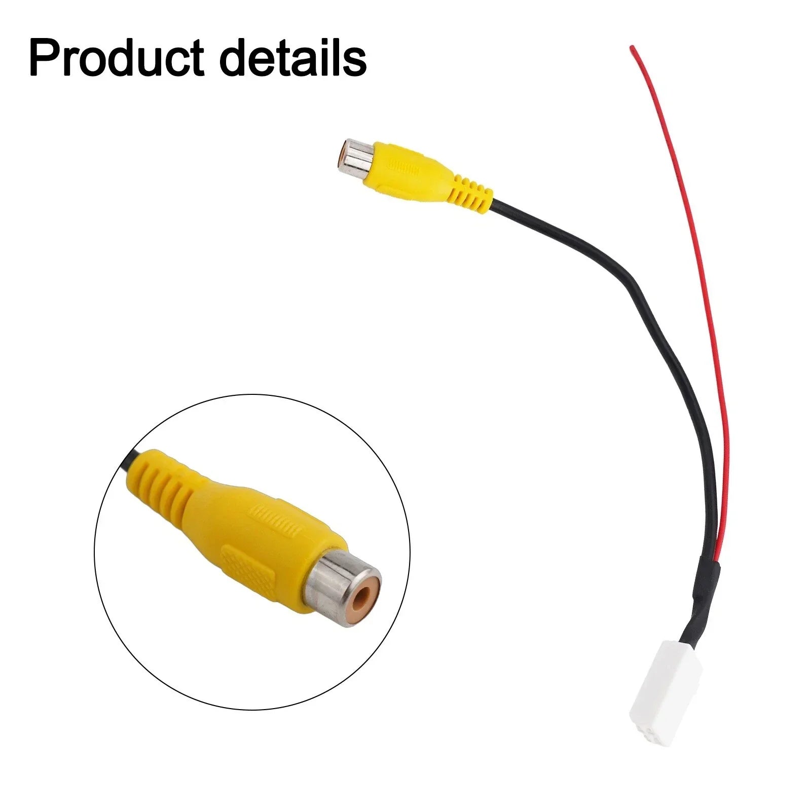 Male Connector / Adapter for Reverse Camera for Car