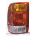Replacement Amber/Red/White Driver Side Tail Light Lens/Housing