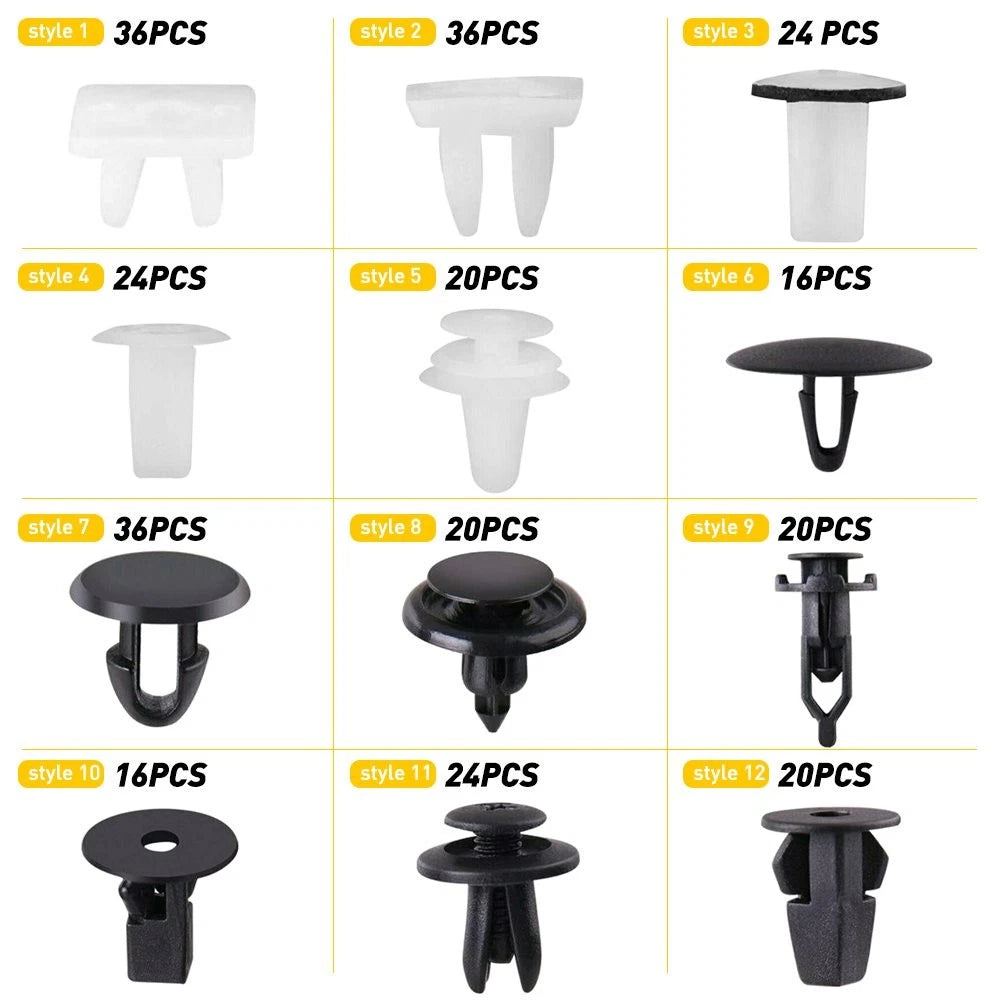 317 PCS Panel Trim Door Push Retainer Clips for Toyota
