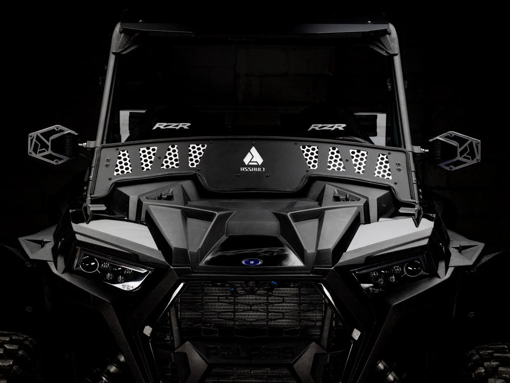 Assault Industries LED Lighted Convex Side Mirrors for B2C (No Clamp Mount)