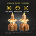 2X H7 SMD LED Headlight Bulbs for Conversion Kit (6000K)