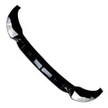 Front Bumper Lip Splitter for BMW X3 X4 2018-2021 Glossy Black