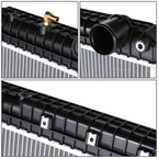 2-Row Aluminum Engine Cooling Radiator for Freightliner Classic/Cascadia (2008–2013)