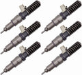 6X Fuel Injector 85020428 for Volvo VNL670 (2015) D13 Engine