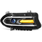 HID Projector Headlight for Dodge Charger (2015–2022) Right Black/Clear