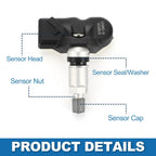 Tire Pressure Sensor 433MHz for Porsche Macan (2015-2024) 1 x Pc