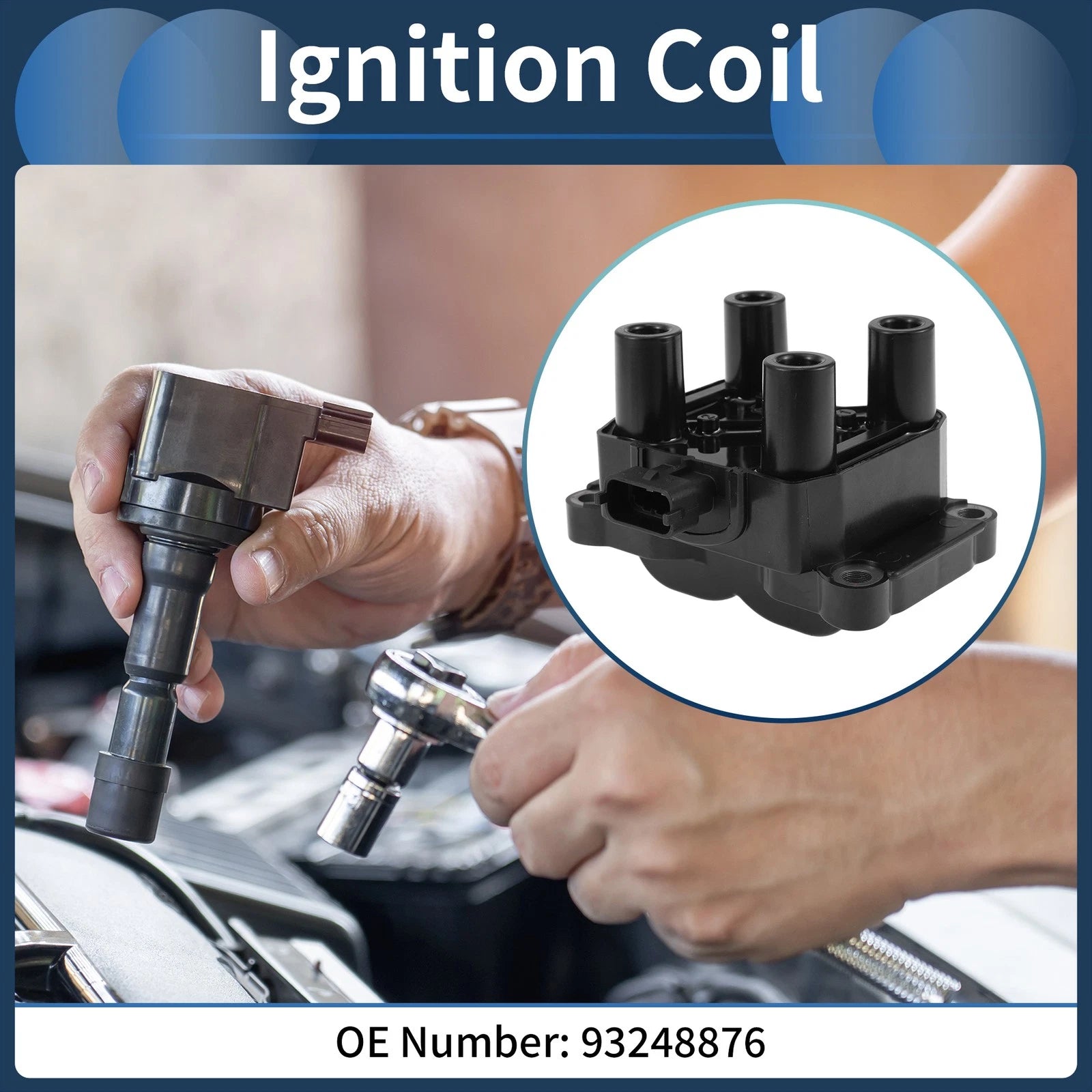 Ignition Coil Pack No. 93248876 for Chevrolet Astra L4 2.0L (2004–2009)