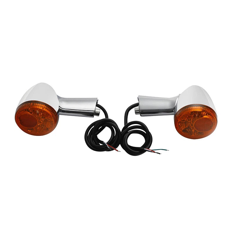 Chrome LED Rear Turn Signals for Harley Sportster 883 1200 (1992–2022)