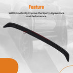 Gloss Black Rear Wing for Nissan Altima (2016-2018)