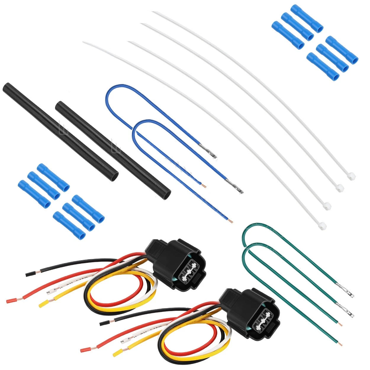 Set of 2 Idle Air Control Valve Pigtail Harness for Polaris Ranger RZR (2008–2014) 2878507