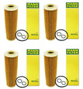 Set of 4 Engine Oil Filters for Mercedes W204 R172 C250 SLK250 (2012–2015) Turbo