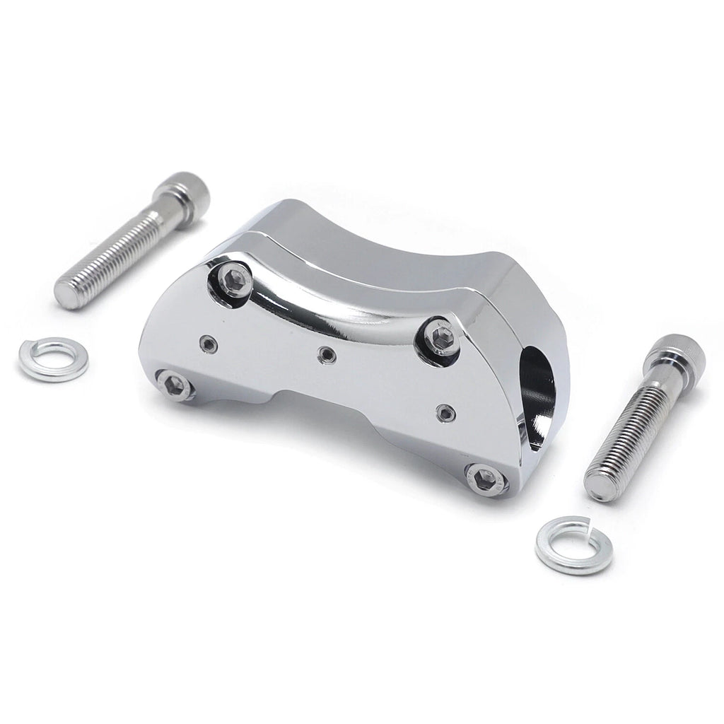 Chrome Handlebar Riser for Harley-Davidson (1997–Present) 1 1/4" Diameter