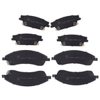 Set of 8 Ceramic Brake Pads for Cadillac SRX STS (2004–2009)