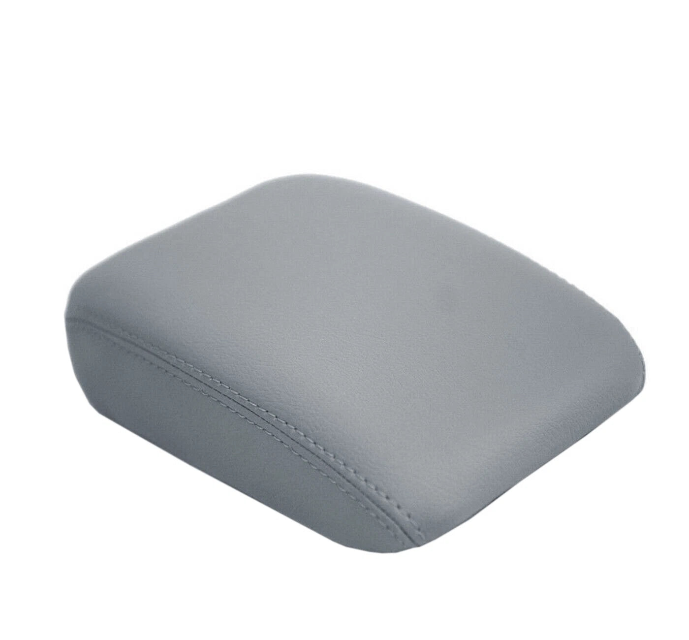 Center Console Lid Armrest Cover for VW EOS (2007–2015) Gray PVC Leather