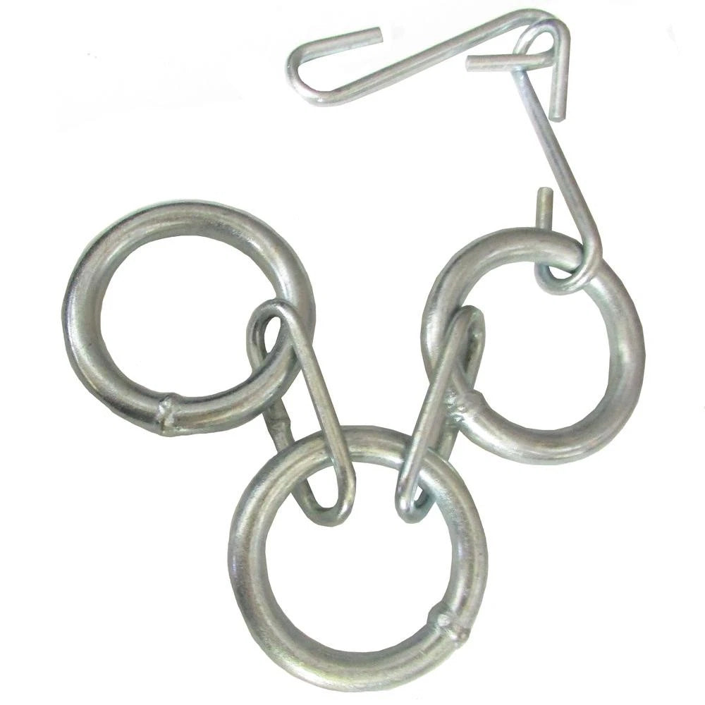 Grain Drill Covering Chain for - 1/2" Chain, 3 Rings, Double Link