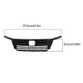 Front Bumper Upper Grille for Honda Odyssey (2018–2020) Gloss Black