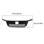 Front Bumper Upper Grille for Honda Odyssey (2018–2020) Gloss Black