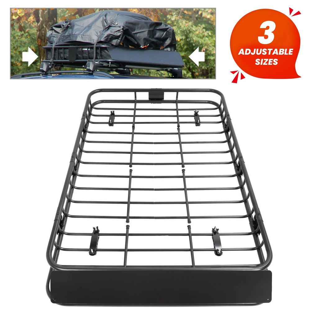 64" Roof Rack Luggage Carrier for Universal Fit (Adjustable)