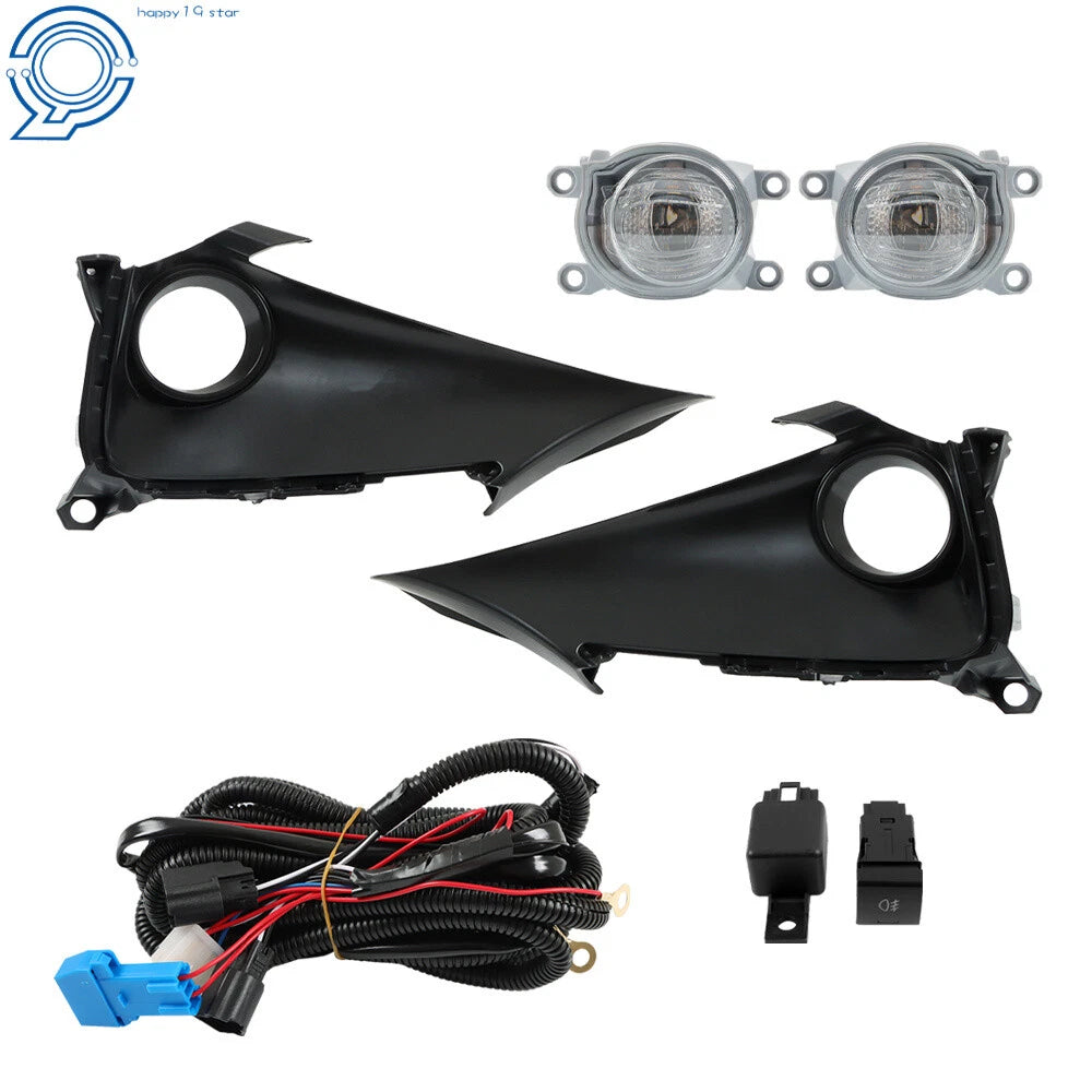 LED Fog Lights for Toyota Corolla Hatchback (2019–2021) LH+RH w/ Wiring Switch