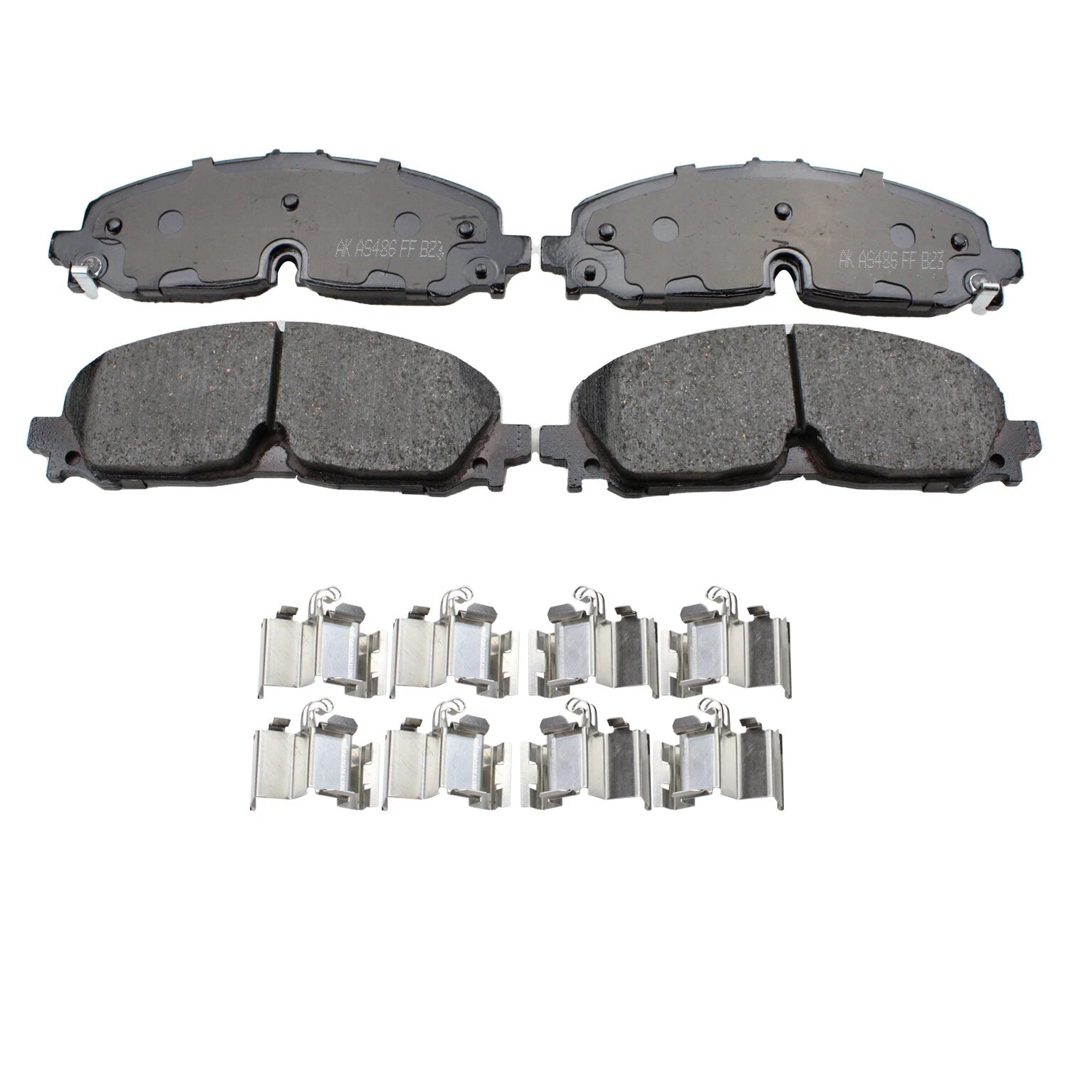 Akebono ProACT Front Ceramic Brake Pads for Enclave XT6 Blazer Colorado Canyon (2018–2023)