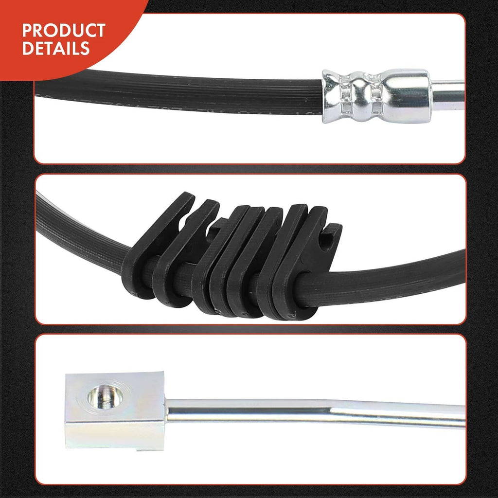 2X Front Brake Hydraulic Hose for GMC C5500 Topkick Chevy C4500 (2003–2009)