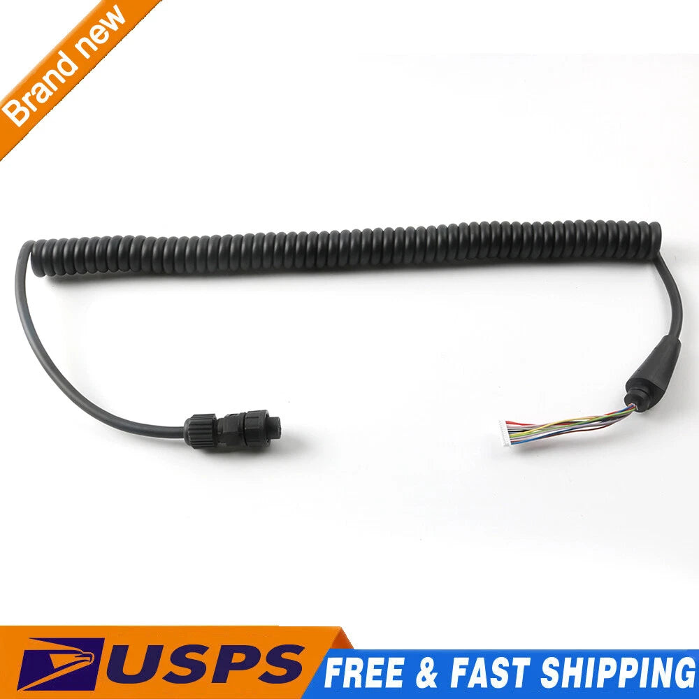 Coiled Microphone Cable for Raytheon Ray260 VHF Radio (R70271)