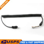 Coiled Microphone Cable for Raytheon Ray260 VHF Radio (R70271)
