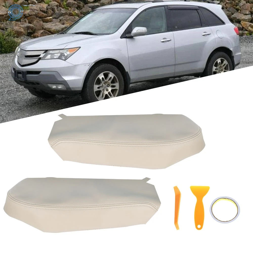 Faux Leather Armrest Center Console Cover for Acura MDX (2007–2013)