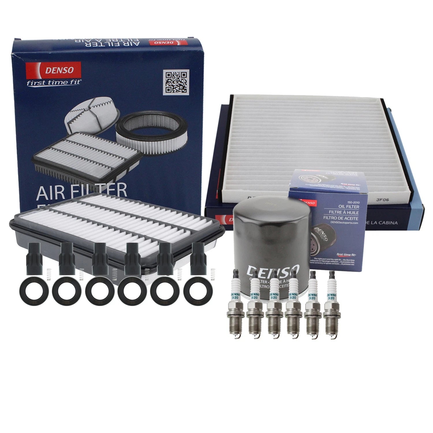 Denso Tune Up Kit 8 Spark Plugs & Boots for Lexus GX470 (2003–2009)