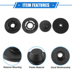 Kits Car Holder Retainer for Volkswagen Audi - Plastic Black