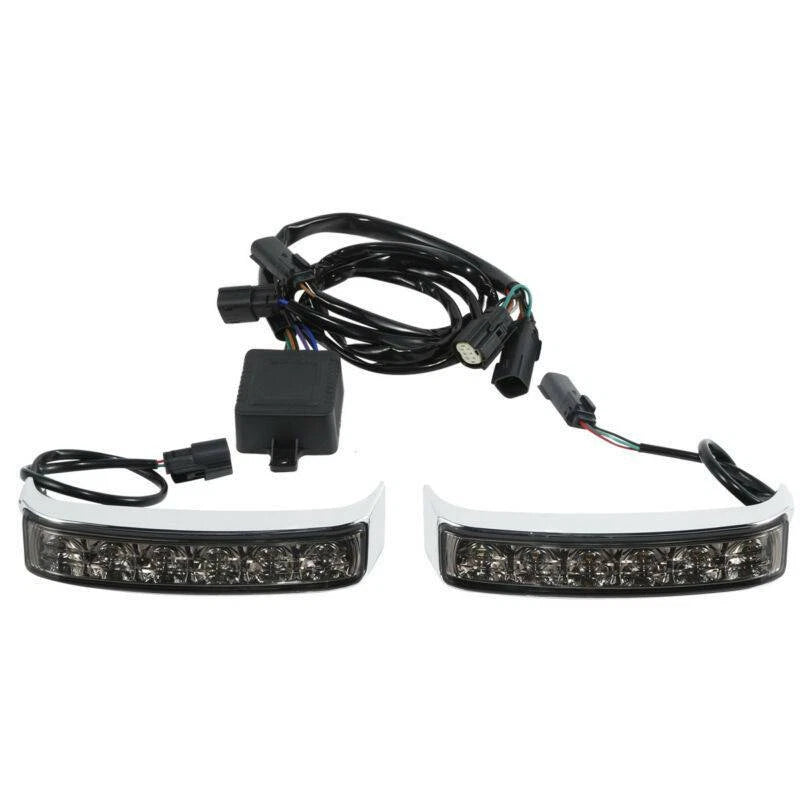 LED Saddlebag Run Brake Turn Light for Harley Touring Road King (2014–2023)