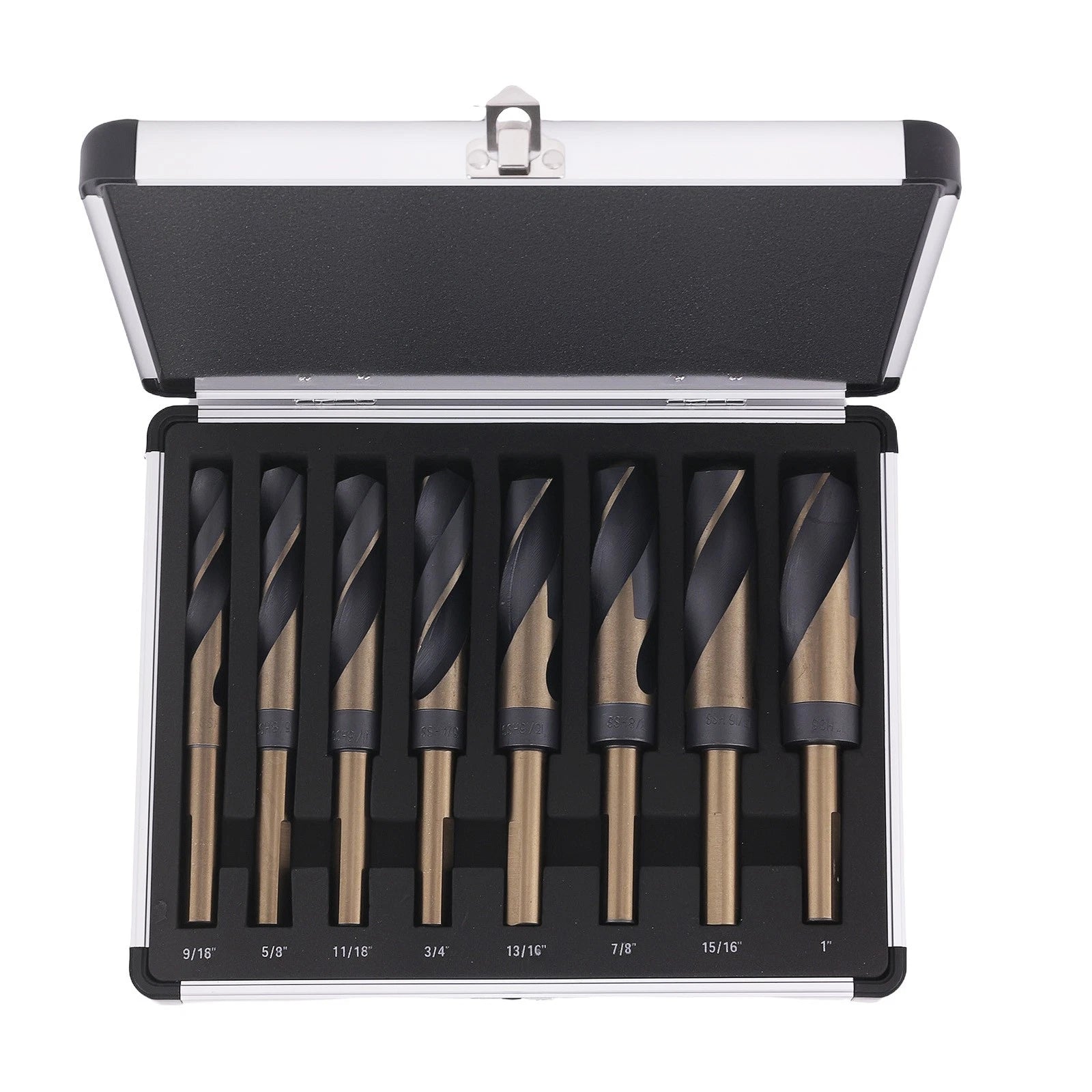 8PCS HSS Wood Drill Bits Set for Construction Engineer (9/16" - 1")