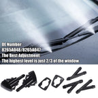 Set of 2 Windshield Washer Nozzles No. 8265A048 for Mitsubishi Eclipse (1995–1999)