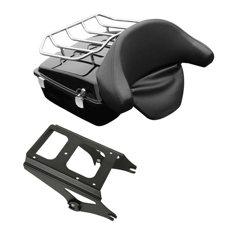 Chopped Trunk Backrest & Mounting Rack for Harley Touring (2009–2013)