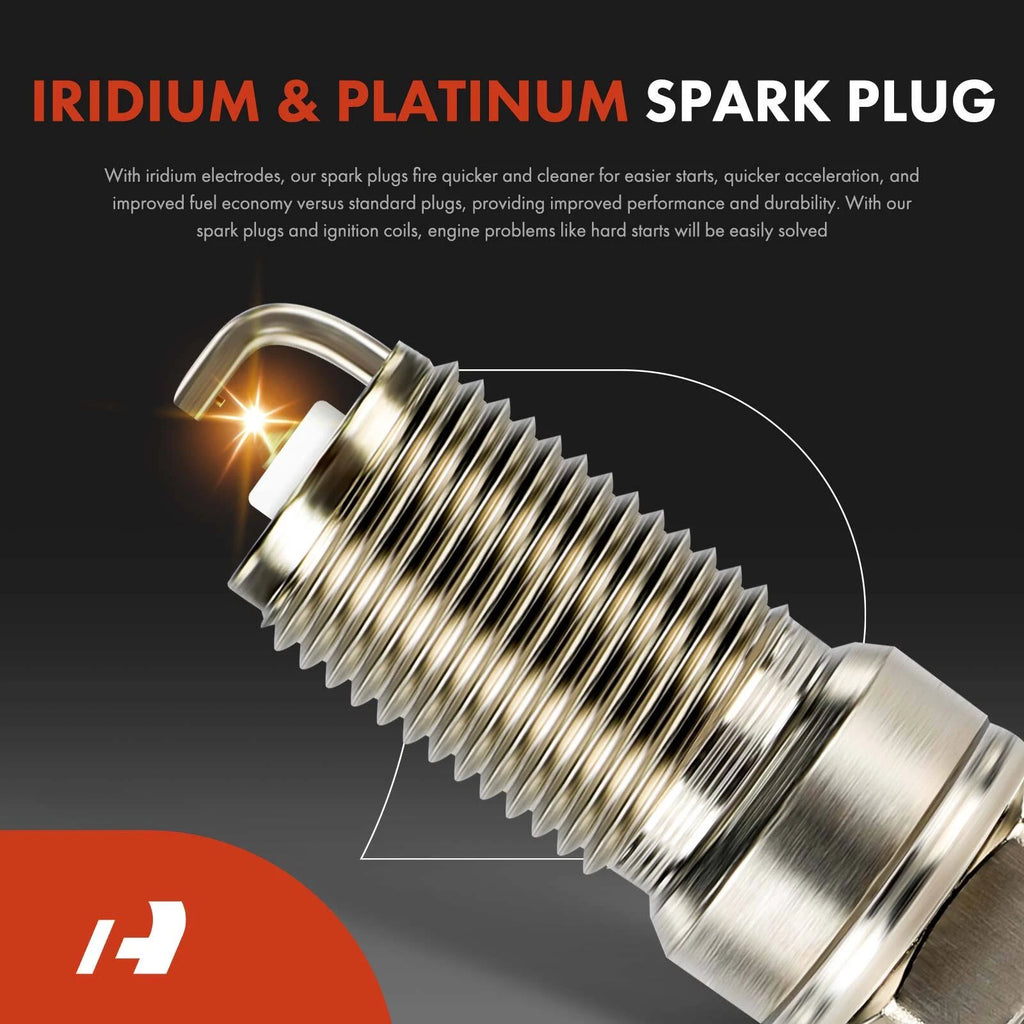 1x Ignition Coil & 4x Iridium Spark Plugs for Ford Fiesta (2011–2019)