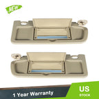 Set of 2 Sun Visors for Honda Civic (2006–2011) Beige