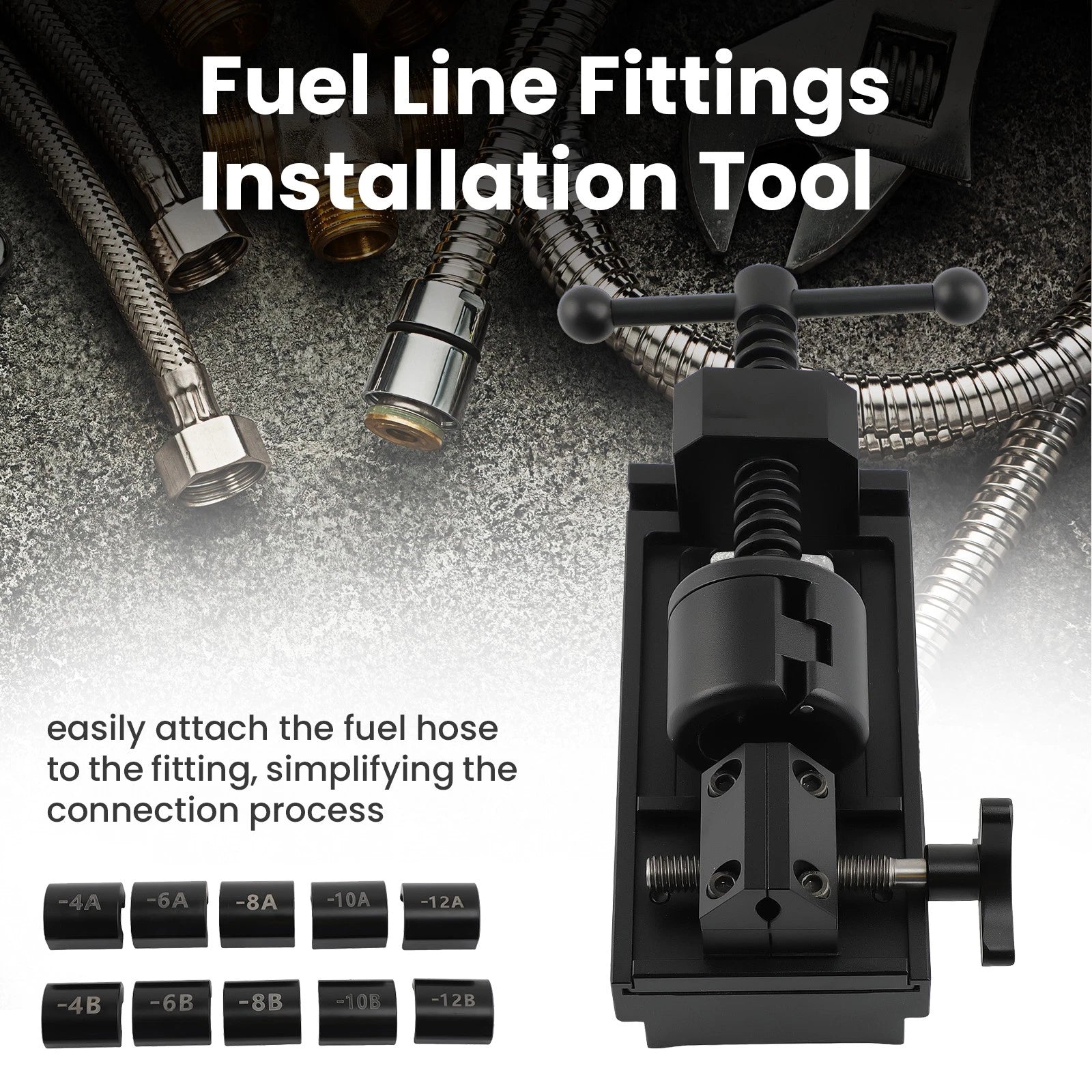 Fuel Line Fittings Installation Tool Kit for Various Makes and Models