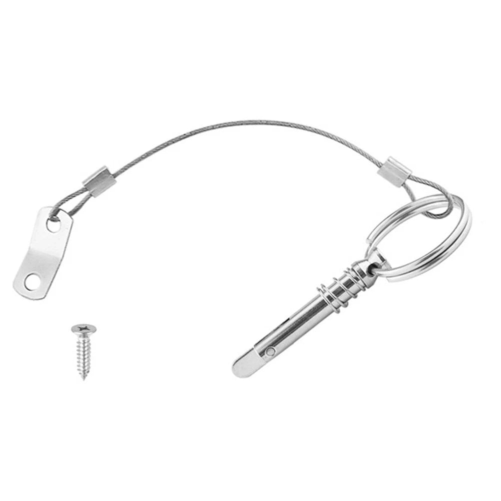 Marine Tongue Pin 316 Stainless Steel 6.3mm for Boat Quick Release